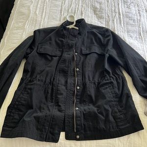 Gap Utility Jacket, Black twill, size L.
